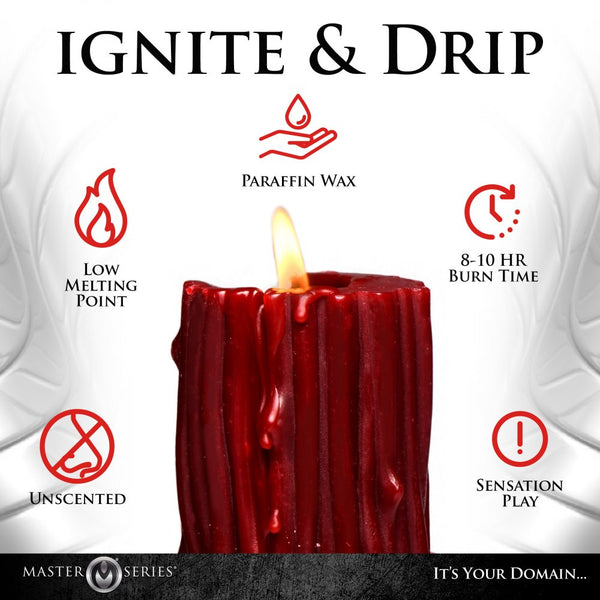 Master Series Thorn Drip Candle - Extreme Toyz Singapore - https://extremetoyz.com.sg - Sex Toys and Lingerie Online Store - Bondage Gear / Vibrators / Electrosex Toys / Wireless Remote Control Vibes / Sexy Lingerie and Role Play / BDSM / Dungeon Furnitures / Dildos and Strap Ons  / Anal and Prostate Massagers / Anal Douche and Cleaning Aide / Delay Sprays and Gels / Lubricants and more...