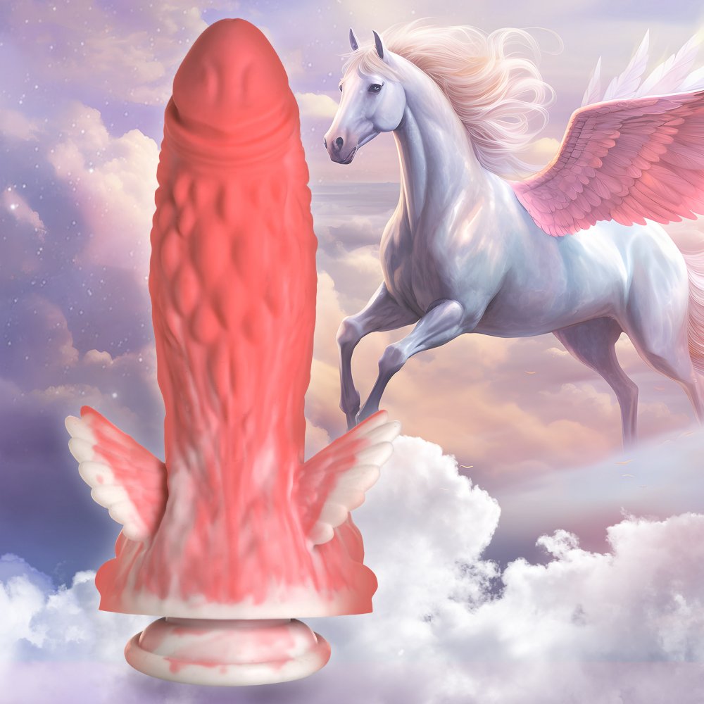 Creature Cocks Pegasus Pecker Winged Silicone Dildo - Extreme Toyz Singapore - https://extremetoyz.com.sg - Sex Toys and Lingerie Online Store - Bondage Gear / Vibrators / Electrosex Toys / Wireless Remote Control Vibes / Sexy Lingerie and Role Play / BDSM / Dungeon Furnitures / Dildos and Strap Ons  / Anal and Prostate Massagers / Anal Douche and Cleaning Aide / Delay Sprays and Gels / Lubricants and more...