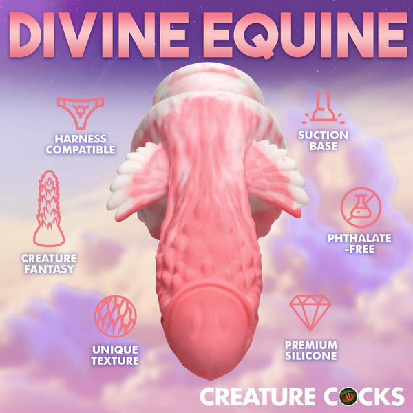 Creature Cocks Pegasus Pecker Winged Silicone Dildo - Extreme Toyz Singapore - https://extremetoyz.com.sg - Sex Toys and Lingerie Online Store - Bondage Gear / Vibrators / Electrosex Toys / Wireless Remote Control Vibes / Sexy Lingerie and Role Play / BDSM / Dungeon Furnitures / Dildos and Strap Ons  / Anal and Prostate Massagers / Anal Douche and Cleaning Aide / Delay Sprays and Gels / Lubricants and more...