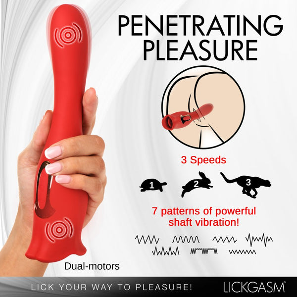 Inmi Lickgasm Kiss and Tell Pro Rechargeable Dual-ended Kissing Vibrator  - Extreme Toyz Singapore - https://extremetoyz.com.sg - Sex Toys and Lingerie Online Store - Bondage Gear / Vibrators / Electrosex Toys / Wireless Remote Control Vibes / Sexy Lingerie and Role Play / BDSM / Dungeon Furnitures / Dildos and Strap Ons  / Anal and Prostate Massagers / Anal Douche and Cleaning Aide / Delay Sprays and Gels / Lubricants and more...