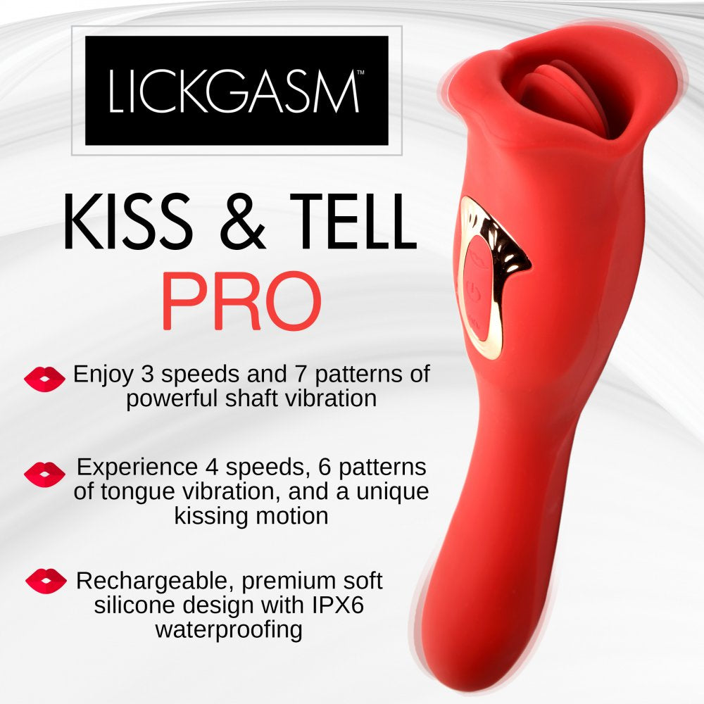 Lickgasm Kiss and Tell Pro Dual-ended Kissing Vibrator – Extreme Toyz