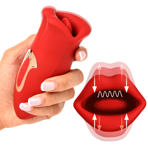 Inmi Lickgasm Kiss and Tell Mini Kissing and Vibrating Rechargeable Clitoral Stimulator - Extreme Toyz Singapore - https://extremetoyz.com.sg - Sex Toys and Lingerie Online Store - Bondage Gear / Vibrators / Electrosex Toys / Wireless Remote Control Vibes / Sexy Lingerie and Role Play / BDSM / Dungeon Furnitures / Dildos and Strap Ons  / Anal and Prostate Massagers / Anal Douche and Cleaning Aide / Delay Sprays and Gels / Lubricants and more...