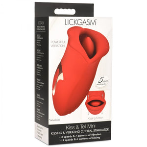 Inmi Lickgasm Kiss and Tell Mini Kissing and Vibrating Rechargeable Clitoral Stimulator - Extreme Toyz Singapore - https://extremetoyz.com.sg - Sex Toys and Lingerie Online Store - Bondage Gear / Vibrators / Electrosex Toys / Wireless Remote Control Vibes / Sexy Lingerie and Role Play / BDSM / Dungeon Furnitures / Dildos and Strap Ons  / Anal and Prostate Massagers / Anal Douche and Cleaning Aide / Delay Sprays and Gels / Lubricants and more...