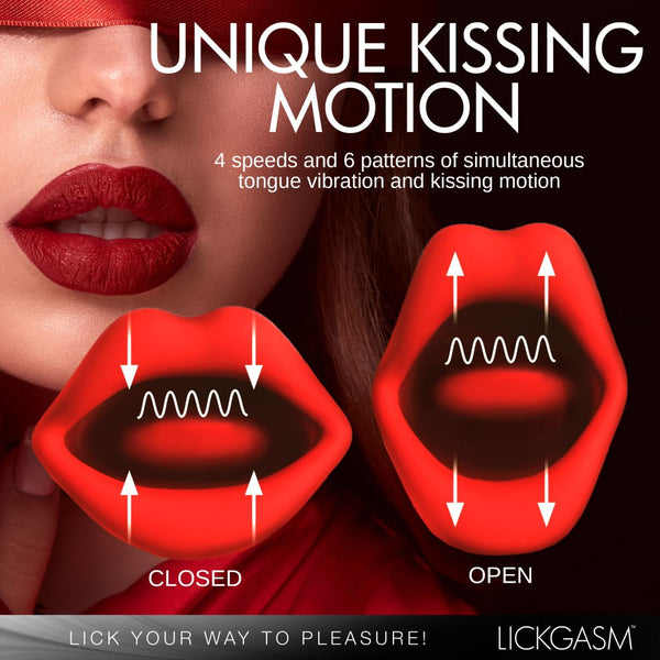 Inmi Lickgasm Kiss and Tell Mini Kissing and Vibrating Rechargeable Clitoral Stimulator - Extreme Toyz Singapore - https://extremetoyz.com.sg - Sex Toys and Lingerie Online Store - Bondage Gear / Vibrators / Electrosex Toys / Wireless Remote Control Vibes / Sexy Lingerie and Role Play / BDSM / Dungeon Furnitures / Dildos and Strap Ons  / Anal and Prostate Massagers / Anal Douche and Cleaning Aide / Delay Sprays and Gels / Lubricants and more...