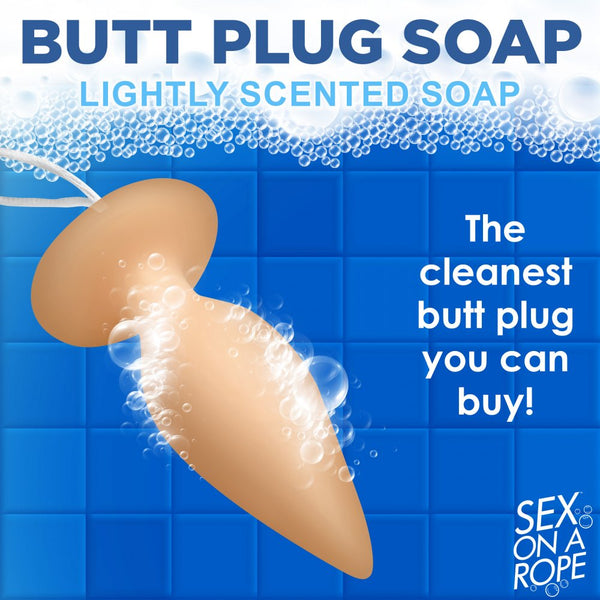 Sex On A Rope Butt Plug Soap On A Rope - Extreme Toyz Singapore - https://extremetoyz.com.sg - Sex Toys and Lingerie Online Store - Bondage Gear / Vibrators / Electrosex Toys / Wireless Remote Control Vibes / Sexy Lingerie and Role Play / BDSM / Dungeon Furnitures / Dildos and Strap Ons  / Anal and Prostate Massagers / Anal Douche and Cleaning Aide / Delay Sprays and Gels / Lubricants and more...