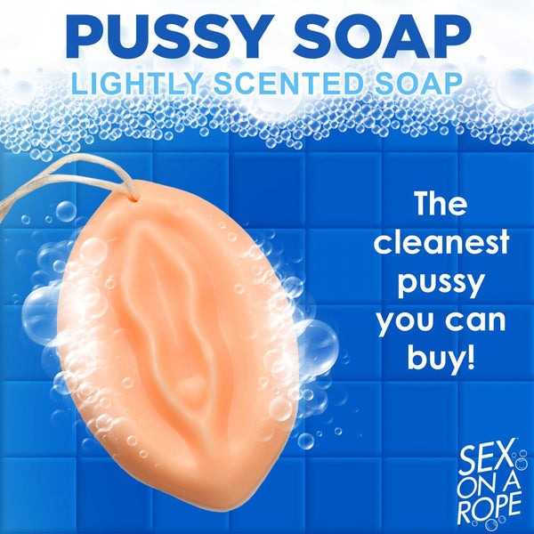 Sex On A Rope Pussy Soap On A Rope - Extreme Toyz Singapore - https://extremetoyz.com.sg - Sex Toys and Lingerie Online Store - Bondage Gear / Vibrators / Electrosex Toys / Wireless Remote Control Vibes / Sexy Lingerie and Role Play / BDSM / Dungeon Furnitures / Dildos and Strap Ons  / Anal and Prostate Massagers / Anal Douche and Cleaning Aide / Delay Sprays and Gels / Lubricants and more...