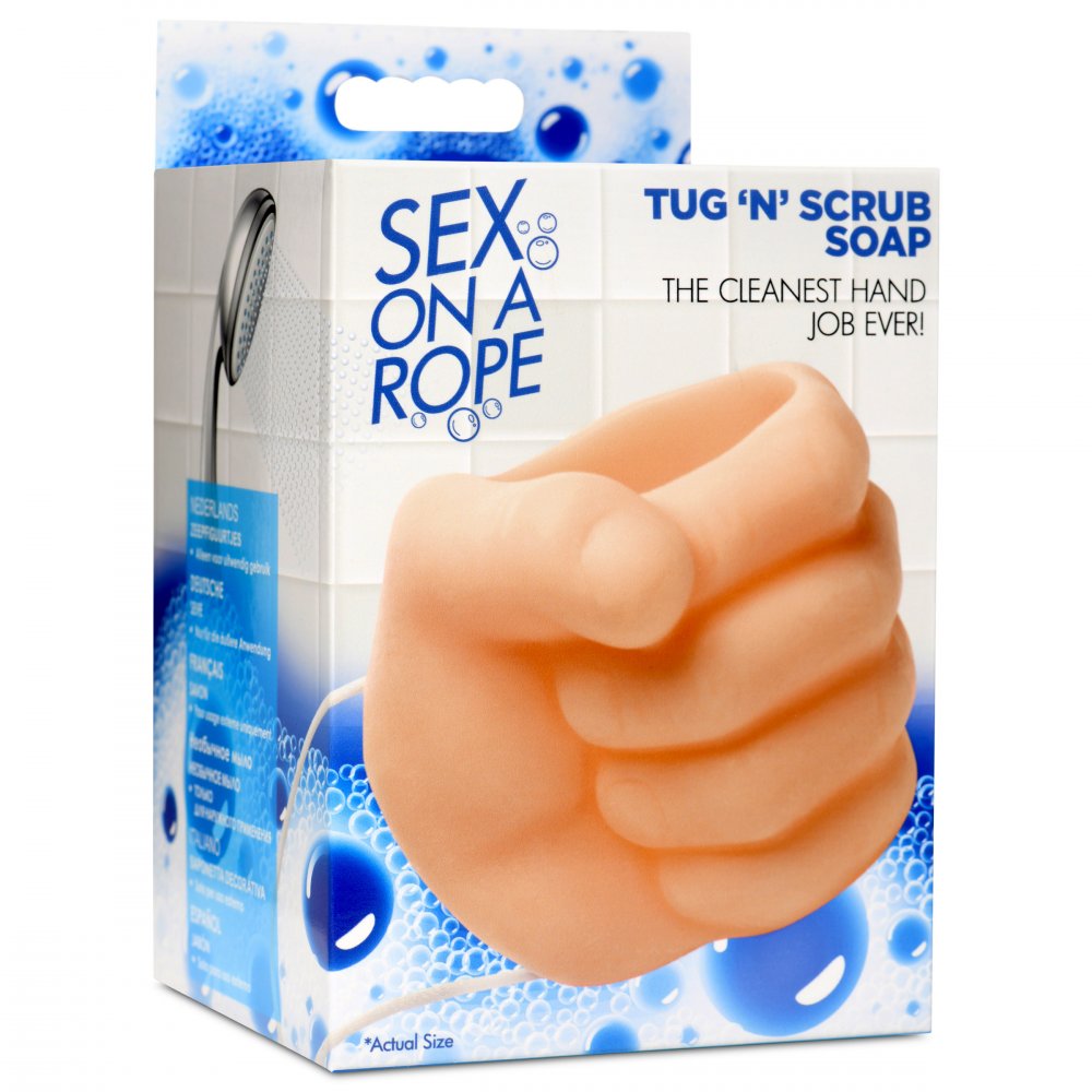 Sex On A Rope Tug N Scrub Soap On A Rope - Extreme Toyz Singapore - https://extremetoyz.com.sg - Sex Toys and Lingerie Online Store - Bondage Gear / Vibrators / Electrosex Toys / Wireless Remote Control Vibes / Sexy Lingerie and Role Play / BDSM / Dungeon Furnitures / Dildos and Strap Ons  / Anal and Prostate Massagers / Anal Douche and Cleaning Aide / Delay Sprays and Gels / Lubricants and more...