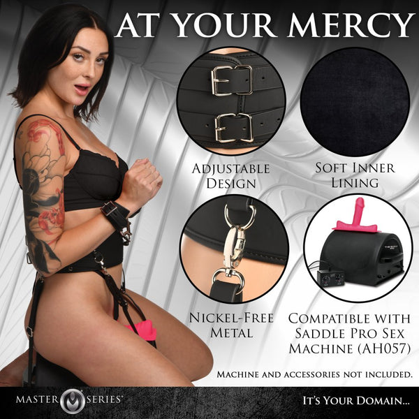 Master Series Forced Orgasm Belt with Saddle Straps - Extreme Toyz Singapore - https://extremetoyz.com.sg - Sex Toys and Lingerie Online Store - Bondage Gear / Vibrators / Electrosex Toys / Wireless Remote Control Vibes / Sexy Lingerie and Role Play / BDSM / Dungeon Furnitures / Dildos and Strap Ons  / Anal and Prostate Massagers / Anal Douche and Cleaning Aide / Delay Sprays and Gels / Lubricants and more...