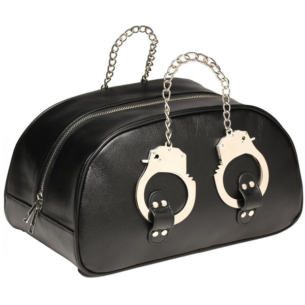 Master Series Cuffed and Loaded Travel Bag with Handcuff Handles - Extreme Toyz Singapore - https://extremetoyz.com.sg - Sex Toys and Lingerie Online Store - Bondage Gear / Vibrators / Electrosex Toys / Wireless Remote Control Vibes / Sexy Lingerie and Role Play / BDSM / Dungeon Furnitures / Dildos and Strap Ons  / Anal and Prostate Massagers / Anal Douche and Cleaning Aide / Delay Sprays and Gels / Lubricants and more...