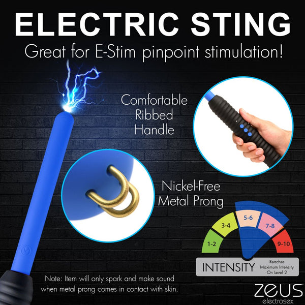 Zeus Electrosex Shock Rod Zapping Wand - Extreme Toyz Singapore - https://extremetoyz.com.sg - Sex Toys and Lingerie Online Store - Bondage Gear / Vibrators / Electrosex Toys / Wireless Remote Control Vibes / Sexy Lingerie and Role Play / BDSM / Dungeon Furnitures / Dildos and Strap Ons  / Anal and Prostate Massagers / Anal Douche and Cleaning Aide / Delay Sprays and Gels / Lubricants and more...