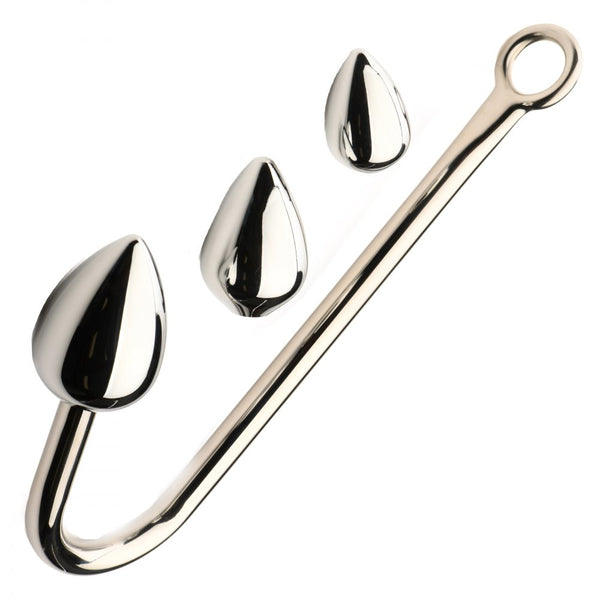 Master Series Metal Anal Hook Trainer with 3 Plugs - Extreme Toyz Singapore - https://extremetoyz.com.sg - Sex Toys and Lingerie Online Store - Bondage Gear / Vibrators / Electrosex Toys / Wireless Remote Control Vibes / Sexy Lingerie and Role Play / BDSM / Dungeon Furnitures / Dildos and Strap Ons  / Anal and Prostate Massagers / Anal Douche and Cleaning Aide / Delay Sprays and Gels / Lubricants and more...