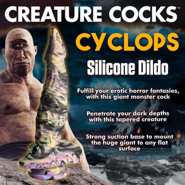 Creature Cocks Cyclops Monster Silicone Dildo  - Extreme Toyz Singapore - https://extremetoyz.com.sg - Sex Toys and Lingerie Online Store - Bondage Gear / Vibrators / Electrosex Toys / Wireless Remote Control Vibes / Sexy Lingerie and Role Play / BDSM / Dungeon Furnitures / Dildos and Strap Ons  / Anal and Prostate Massagers / Anal Douche and Cleaning Aide / Delay Sprays and Gels / Lubricants and more...