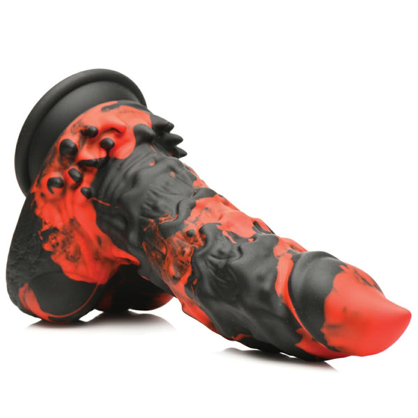 Creature Cocks Fire Demon Monster Silicone Dildo - Extreme Toyz Singapore - https://extremetoyz.com.sg - Sex Toys and Lingerie Online Store - Bondage Gear / Vibrators / Electrosex Toys / Wireless Remote Control Vibes / Sexy Lingerie and Role Play / BDSM / Dungeon Furnitures / Dildos and Strap Ons  / Anal and Prostate Massagers / Anal Douche and Cleaning Aide / Delay Sprays and Gels / Lubricants and more...