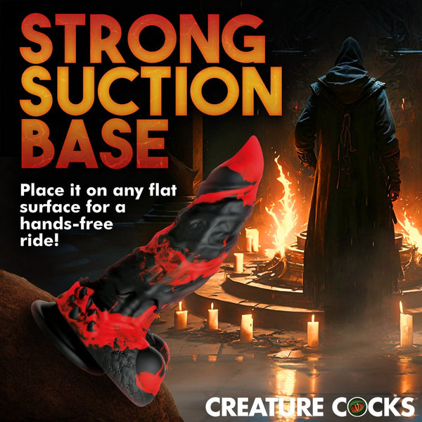 Creature Cocks Fire Demon Monster Silicone Dildo - Extreme Toyz Singapore - https://extremetoyz.com.sg - Sex Toys and Lingerie Online Store - Bondage Gear / Vibrators / Electrosex Toys / Wireless Remote Control Vibes / Sexy Lingerie and Role Play / BDSM / Dungeon Furnitures / Dildos and Strap Ons  / Anal and Prostate Massagers / Anal Douche and Cleaning Aide / Delay Sprays and Gels / Lubricants and more...