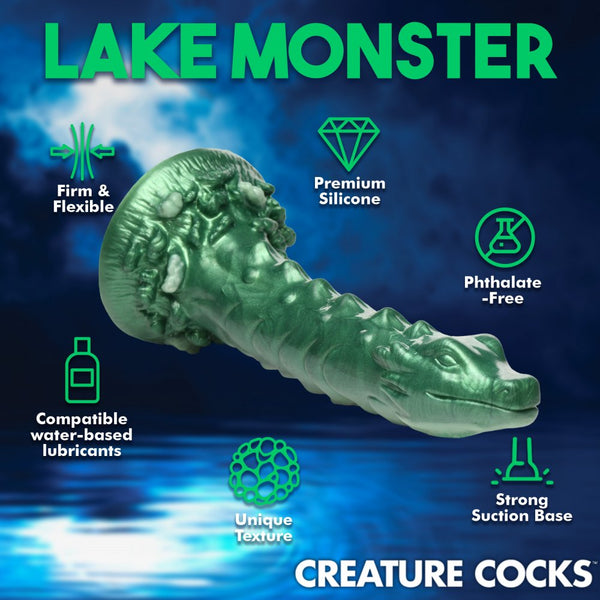 Creature Cocks Cockness Monster Lake Creature Silicone Dildo - Extreme Toyz Singapore - https://extremetoyz.com.sg - Sex Toys and Lingerie Online Store - Bondage Gear / Vibrators / Electrosex Toys / Wireless Remote Control Vibes / Sexy Lingerie and Role Play / BDSM / Dungeon Furnitures / Dildos and Strap Ons  / Anal and Prostate Massagers / Anal Douche and Cleaning Aide / Delay Sprays and Gels / Lubricants and more...