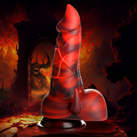 Creature Cocks Horny Devil Demon Silicone Dildo - Extreme Toyz Singapore - https://extremetoyz.com.sg - Sex Toys and Lingerie Online Store - Bondage Gear / Vibrators / Electrosex Toys / Wireless Remote Control Vibes / Sexy Lingerie and Role Play / BDSM / Dungeon Furnitures / Dildos and Strap Ons  / Anal and Prostate Massagers / Anal Douche and Cleaning Aide / Delay Sprays and Gels / Lubricants and more...