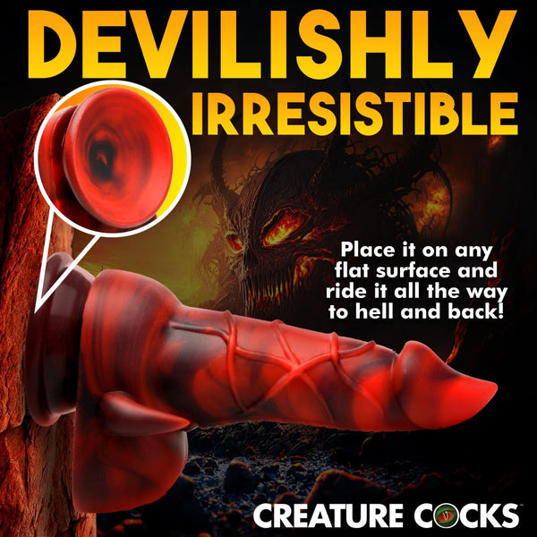 Creature Cocks Horny Devil Demon Silicone Dildo - Extreme Toyz Singapore - https://extremetoyz.com.sg - Sex Toys and Lingerie Online Store - Bondage Gear / Vibrators / Electrosex Toys / Wireless Remote Control Vibes / Sexy Lingerie and Role Play / BDSM / Dungeon Furnitures / Dildos and Strap Ons  / Anal and Prostate Massagers / Anal Douche and Cleaning Aide / Delay Sprays and Gels / Lubricants and more...