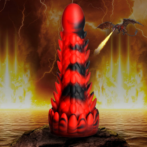 Creature Cocks Demon Rising Scaly Dragon Silicone Dildo - Extreme Toyz Singapore - https://extremetoyz.com.sg - Sex Toys and Lingerie Online Store - Bondage Gear / Vibrators / Electrosex Toys / Wireless Remote Control Vibes / Sexy Lingerie and Role Play / BDSM / Dungeon Furnitures / Dildos and Strap Ons / Anal and Prostate Massagers / Anal Douche and Cleaning Aide / Delay Sprays and Gels / Lubricants and more...