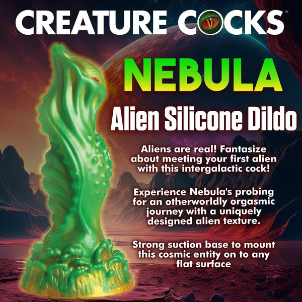 Creature Cocks Nebula Alien Silicone Dildo - Extreme Toyz Singapore - https://extremetoyz.com.sg - Sex Toys and Lingerie Online Store - Bondage Gear / Vibrators / Electrosex Toys / Wireless Remote Control Vibes / Sexy Lingerie and Role Play / BDSM / Dungeon Furnitures / Dildos and Strap Ons  / Anal and Prostate Massagers / Anal Douche and Cleaning Aide / Delay Sprays and Gels / Lubricants and more...