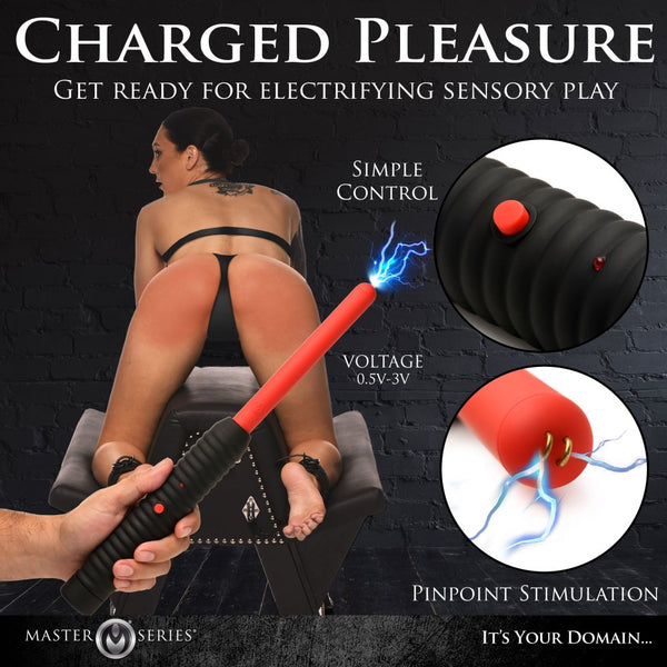 Master Series Spark Rod Zapping Wand - Extreme Toyz Singapore - https://extremetoyz.com.sg - Sex Toys and Lingerie Online Store - Bondage Gear / Vibrators / Electrosex Toys / Wireless Remote Control Vibes / Sexy Lingerie and Role Play / BDSM / Dungeon Furnitures / Dildos and Strap Ons  / Anal and Prostate Massagers / Anal Douche and Cleaning Aide / Delay Sprays and Gels / Lubricants and more...