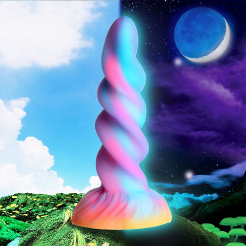 Creature Cocks Moon Rider Glow-In-The-Dark Unicorn Dildo - Extreme Toyz Singapore - https://extremetoyz.com.sg - Sex Toys and Lingerie Online Store - Bondage Gear / Vibrators / Electrosex Toys / Wireless Remote Control Vibes / Sexy Lingerie and Role Play / BDSM / Dungeon Furnitures / Dildos and Strap Ons  / Anal and Prostate Massagers / Anal Douche and Cleaning Aide / Delay Sprays and Gels / Lubricants and more...