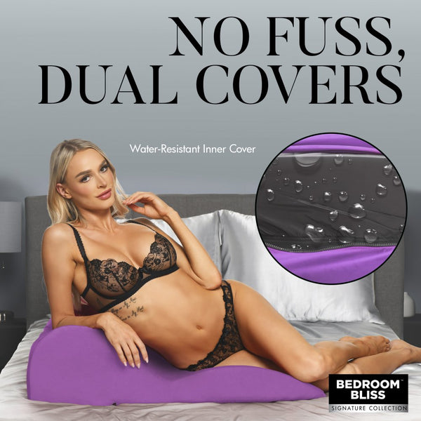 Bedroom Bliss Signature Collection Contoured Love Cushion - Extreme Toyz Singapore - https://extremetoyz.com.sg - Sex Toys and Lingerie Online Store - Bondage Gear / Vibrators / Electrosex Toys / Wireless Remote Control Vibes / Sexy Lingerie and Role Play / BDSM / Dungeon Furnitures / Dildos and Strap Ons  / Anal and Prostate Massagers / Anal Douche and Cleaning Aide / Delay Sprays and Gels / Lubricants and more...