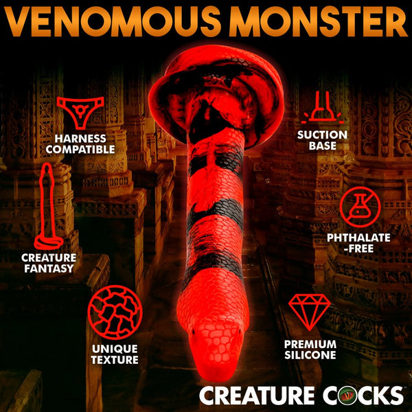 Creature Cocks King Cobra 14" Silicone Dildo - Large - Extreme Toyz Singapore - https://extremetoyz.com.sg - Sex Toys and Lingerie Online Store - Bondage Gear / Vibrators / Electrosex Toys / Wireless Remote Control Vibes / Sexy Lingerie and Role Play / BDSM / Dungeon Furnitures / Dildos and Strap Ons  / Anal and Prostate Massagers / Anal Douche and Cleaning Aide / Delay Sprays and Gels / Lubricants and more...