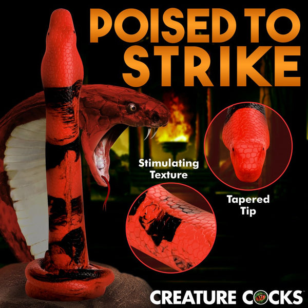 Creature Cocks King Cobra 14" Silicone Dildo - Large - Extreme Toyz Singapore - https://extremetoyz.com.sg - Sex Toys and Lingerie Online Store - Bondage Gear / Vibrators / Electrosex Toys / Wireless Remote Control Vibes / Sexy Lingerie and Role Play / BDSM / Dungeon Furnitures / Dildos and Strap Ons  / Anal and Prostate Massagers / Anal Douche and Cleaning Aide / Delay Sprays and Gels / Lubricants and more...