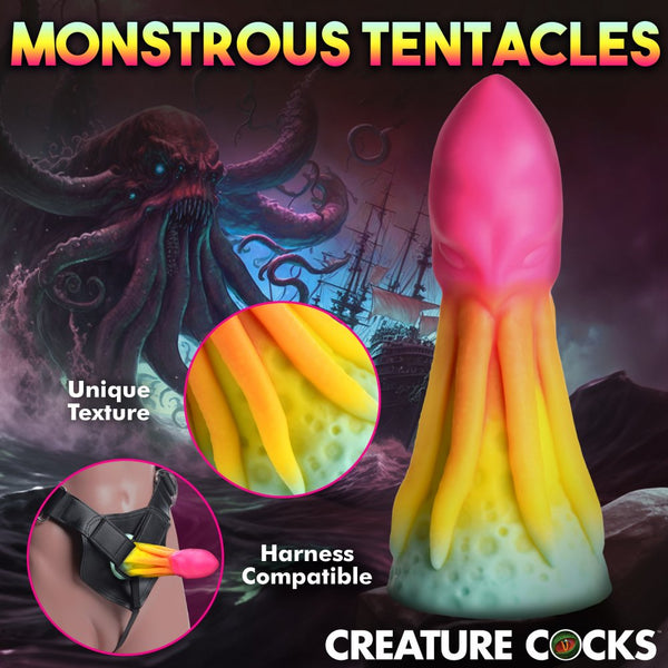 Creature Cocks King Kraken Silicone Dildo - Extreme Toyz Singapore - https://extremetoyz.com.sg - Sex Toys and Lingerie Online Store - Bondage Gear / Vibrators / Electrosex Toys / Wireless Remote Control Vibes / Sexy Lingerie and Role Play / BDSM / Dungeon Furnitures / Dildos and Strap Ons  / Anal and Prostate Massagers / Anal Douche and Cleaning Aide / Delay Sprays and Gels / Lubricants and more...