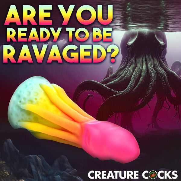 Creature Cocks King Kraken Silicone Dildo - Extreme Toyz Singapore - https://extremetoyz.com.sg - Sex Toys and Lingerie Online Store - Bondage Gear / Vibrators / Electrosex Toys / Wireless Remote Control Vibes / Sexy Lingerie and Role Play / BDSM / Dungeon Furnitures / Dildos and Strap Ons  / Anal and Prostate Massagers / Anal Douche and Cleaning Aide / Delay Sprays and Gels / Lubricants and more...