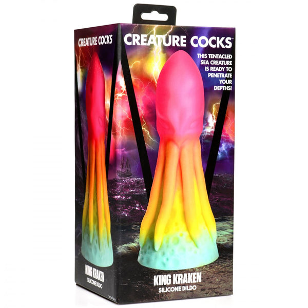 Creature Cocks King Kraken Silicone Dildo - Extreme Toyz Singapore - https://extremetoyz.com.sg - Sex Toys and Lingerie Online Store - Bondage Gear / Vibrators / Electrosex Toys / Wireless Remote Control Vibes / Sexy Lingerie and Role Play / BDSM / Dungeon Furnitures / Dildos and Strap Ons  / Anal and Prostate Massagers / Anal Douche and Cleaning Aide / Delay Sprays and Gels / Lubricants and more...