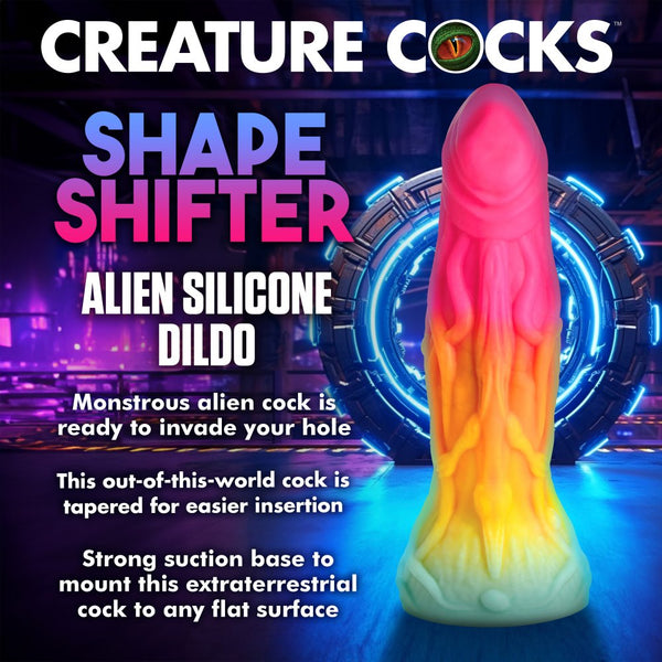 Creature Cocks Shape Shifter Alien Silicone Dildo - Extreme Toyz Singapore - https://extremetoyz.com.sg - Sex Toys and Lingerie Online Store - Bondage Gear / Vibrators / Electrosex Toys / Wireless Remote Control Vibes / Sexy Lingerie and Role Play / BDSM / Dungeon Furnitures / Dildos and Strap Ons  / Anal and Prostate Massagers / Anal Douche and Cleaning Aide / Delay Sprays and Gels / Lubricants and more...