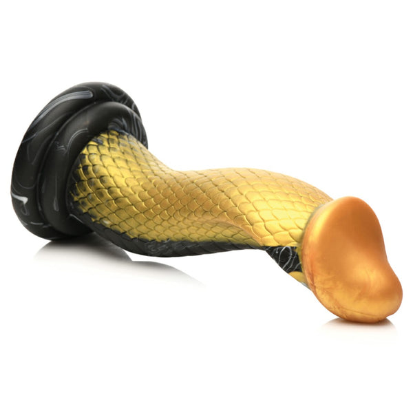 Creature Cocks Golden Mamba Silicone Dildo - Extreme Toyz Singapore - https://extremetoyz.com.sg - Sex Toys and Lingerie Online Store - Bondage Gear / Vibrators / Electrosex Toys / Wireless Remote Control Vibes / Sexy Lingerie and Role Play / BDSM / Dungeon Furnitures / Dildos and Strap Ons  / Anal and Prostate Massagers / Anal Douche and Cleaning Aide / Delay Sprays and Gels / Lubricants and more...