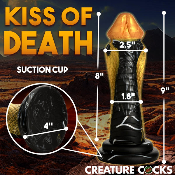 Creature Cocks Golden Mamba Silicone Dildo - Extreme Toyz Singapore - https://extremetoyz.com.sg - Sex Toys and Lingerie Online Store - Bondage Gear / Vibrators / Electrosex Toys / Wireless Remote Control Vibes / Sexy Lingerie and Role Play / BDSM / Dungeon Furnitures / Dildos and Strap Ons  / Anal and Prostate Massagers / Anal Douche and Cleaning Aide / Delay Sprays and Gels / Lubricants and more...