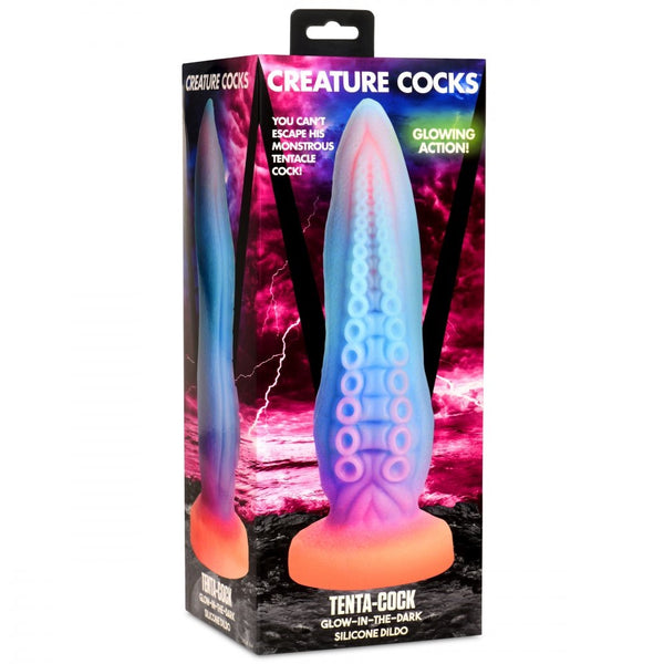 Creature Cocks Tenta-Cock Glow-in-the-Dark Silicone Dildo  - Extreme Toyz Singapore - https://extremetoyz.com.sg - Sex Toys and Lingerie Online Store - Bondage Gear / Vibrators / Electrosex Toys / Wireless Remote Control Vibes / Sexy Lingerie and Role Play / BDSM / Dungeon Furnitures / Dildos and Strap Ons  / Anal and Prostate Massagers / Anal Douche and Cleaning Aide / Delay Sprays and Gels / Lubricants and more...