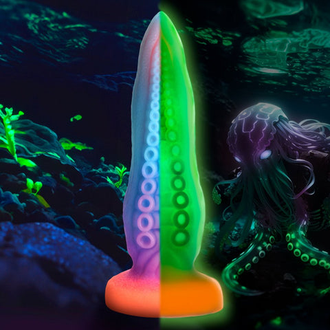 Creature Cocks Tenta-Cock Glow-in-the-Dark Silicone Dildo  - Extreme Toyz Singapore - https://extremetoyz.com.sg - Sex Toys and Lingerie Online Store - Bondage Gear / Vibrators / Electrosex Toys / Wireless Remote Control Vibes / Sexy Lingerie and Role Play / BDSM / Dungeon Furnitures / Dildos and Strap Ons  / Anal and Prostate Massagers / Anal Douche and Cleaning Aide / Delay Sprays and Gels / Lubricants and more...