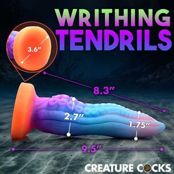 Creature Cocks Tenta-Cock Glow-in-the-Dark Silicone Dildo  - Extreme Toyz Singapore - https://extremetoyz.com.sg - Sex Toys and Lingerie Online Store - Bondage Gear / Vibrators / Electrosex Toys / Wireless Remote Control Vibes / Sexy Lingerie and Role Play / BDSM / Dungeon Furnitures / Dildos and Strap Ons  / Anal and Prostate Massagers / Anal Douche and Cleaning Aide / Delay Sprays and Gels / Lubricants and more...