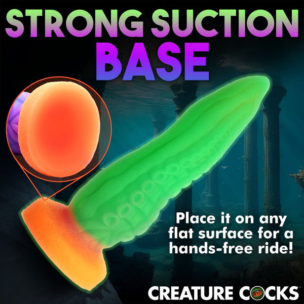 Creature Cocks Tenta-Cock Glow-in-the-Dark Silicone Dildo  - Extreme Toyz Singapore - https://extremetoyz.com.sg - Sex Toys and Lingerie Online Store - Bondage Gear / Vibrators / Electrosex Toys / Wireless Remote Control Vibes / Sexy Lingerie and Role Play / BDSM / Dungeon Furnitures / Dildos and Strap Ons  / Anal and Prostate Massagers / Anal Douche and Cleaning Aide / Delay Sprays and Gels / Lubricants and more...