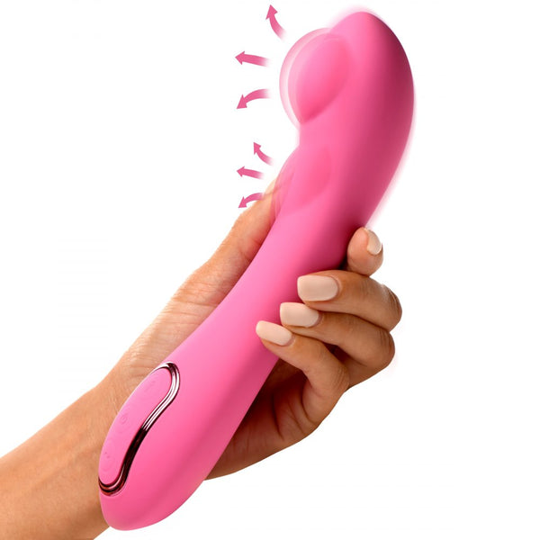 Inmi Extreme-G Inflating Rechargeable  G-spot Silicone Vibrator - Extreme Toyz Singapore - https://extremetoyz.com.sg - Sex Toys and Lingerie Online Store - Bondage Gear / Vibrators / Electrosex Toys / Wireless Remote Control Vibes / Sexy Lingerie and Role Play / BDSM / Dungeon Furnitures / Dildos and Strap Ons  / Anal and Prostate Massagers / Anal Douche and Cleaning Aide / Delay Sprays and Gels / Lubricants and more...