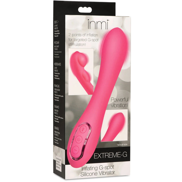 Extreme-G Inflating Rechargeable G-Spot Silicone Vibrator