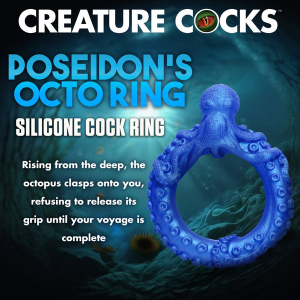 Creature Cocks Poseidon's Silicone Octo-Ring - Extreme Toyz Singapore - https://extremetoyz.com.sg - Sex Toys and Lingerie Online Store - Bondage Gear / Vibrators / Electrosex Toys / Wireless Remote Control Vibes / Sexy Lingerie and Role Play / BDSM / Dungeon Furnitures / Dildos and Strap Ons  / Anal and Prostate Massagers / Anal Douche and Cleaning Aide / Delay Sprays and Gels / Lubricants and more...