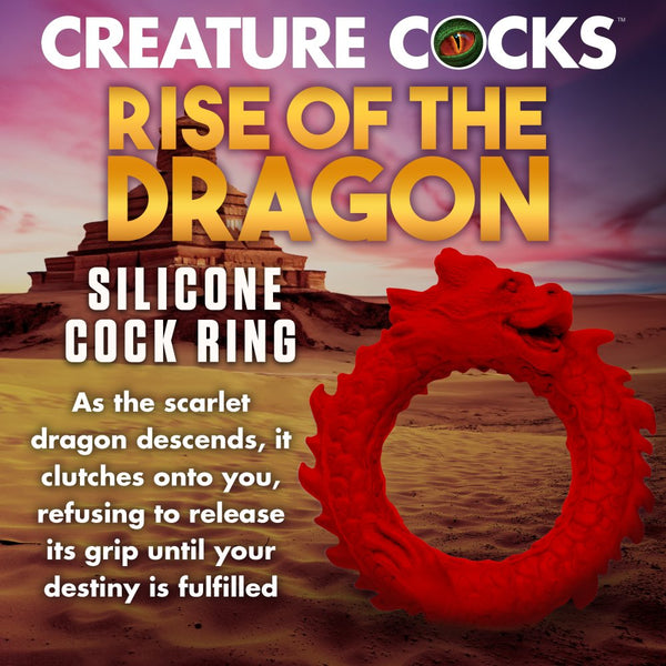 Creature Cocks Rise of the Dragon Silicone Cock Ring - Extreme Toyz Singapore - https://extremetoyz.com.sg - Sex Toys and Lingerie Online Store - Bondage Gear / Vibrators / Electrosex Toys / Wireless Remote Control Vibes / Sexy Lingerie and Role Play / BDSM / Dungeon Furnitures / Dildos and Strap Ons  / Anal and Prostate Massagers / Anal Douche and Cleaning Aide / Delay Sprays and Gels / Lubricants and more...