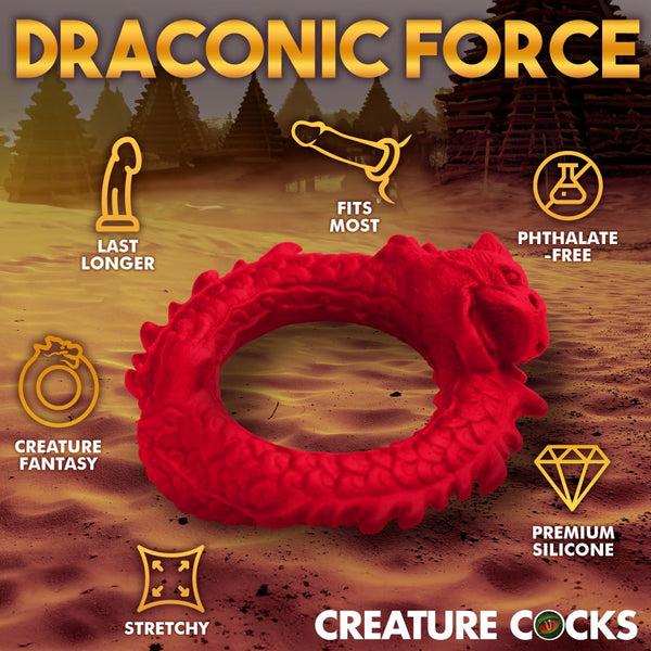 Creature Cocks Rise of the Dragon Silicone Cock Ring - Extreme Toyz Singapore - https://extremetoyz.com.sg - Sex Toys and Lingerie Online Store - Bondage Gear / Vibrators / Electrosex Toys / Wireless Remote Control Vibes / Sexy Lingerie and Role Play / BDSM / Dungeon Furnitures / Dildos and Strap Ons  / Anal and Prostate Massagers / Anal Douche and Cleaning Aide / Delay Sprays and Gels / Lubricants and more...