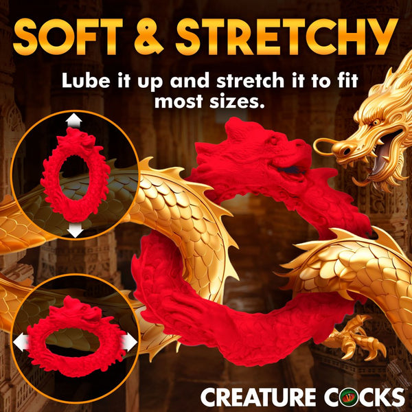 Creature Cocks Rise of the Dragon Silicone Cock Ring - Extreme Toyz Singapore - https://extremetoyz.com.sg - Sex Toys and Lingerie Online Store - Bondage Gear / Vibrators / Electrosex Toys / Wireless Remote Control Vibes / Sexy Lingerie and Role Play / BDSM / Dungeon Furnitures / Dildos and Strap Ons  / Anal and Prostate Massagers / Anal Douche and Cleaning Aide / Delay Sprays and Gels / Lubricants and more...