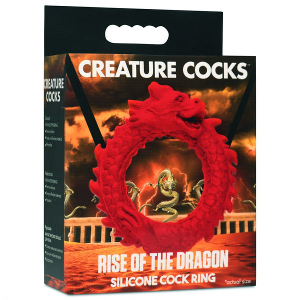 Creature Cocks Rise of the Dragon Silicone Cock Ring - Extreme Toyz Singapore - https://extremetoyz.com.sg - Sex Toys and Lingerie Online Store - Bondage Gear / Vibrators / Electrosex Toys / Wireless Remote Control Vibes / Sexy Lingerie and Role Play / BDSM / Dungeon Furnitures / Dildos and Strap Ons  / Anal and Prostate Massagers / Anal Douche and Cleaning Aide / Delay Sprays and Gels / Lubricants and more...