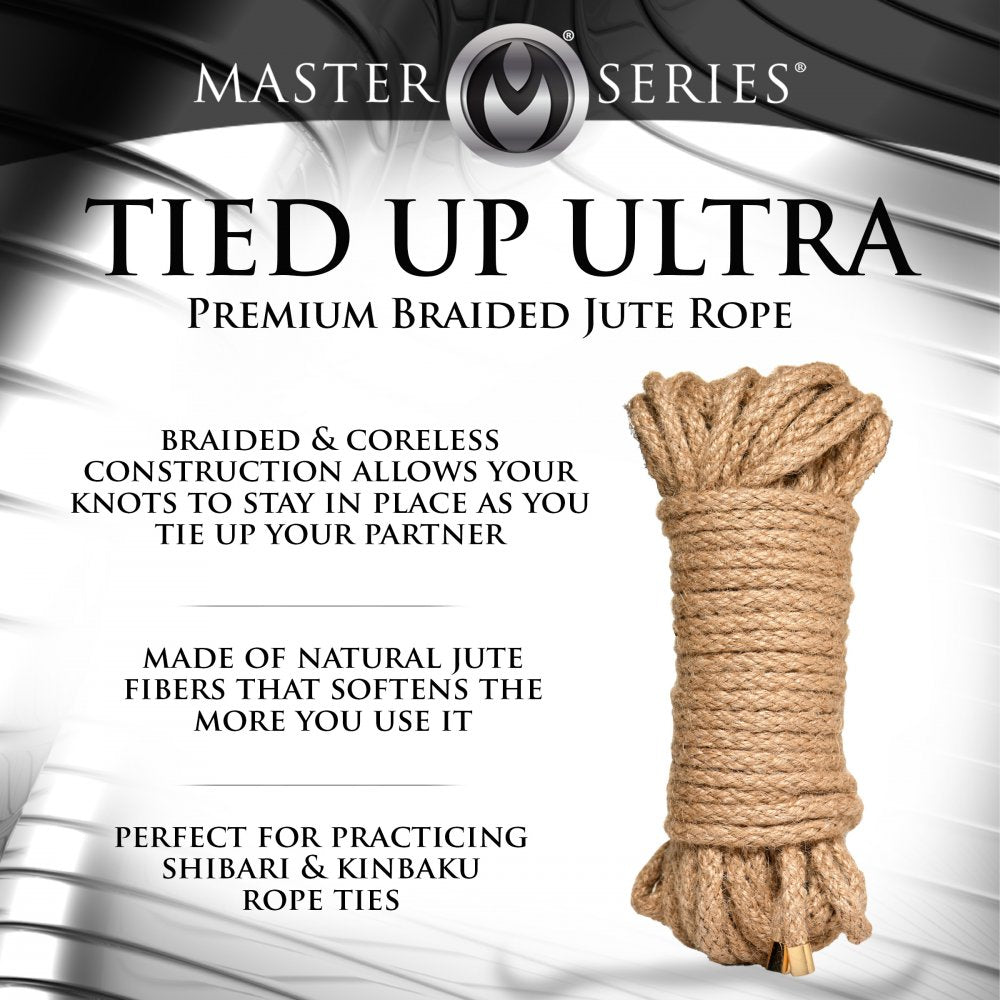 50 ft Premium Braided Jute Bondage Rope – Extreme Toyz