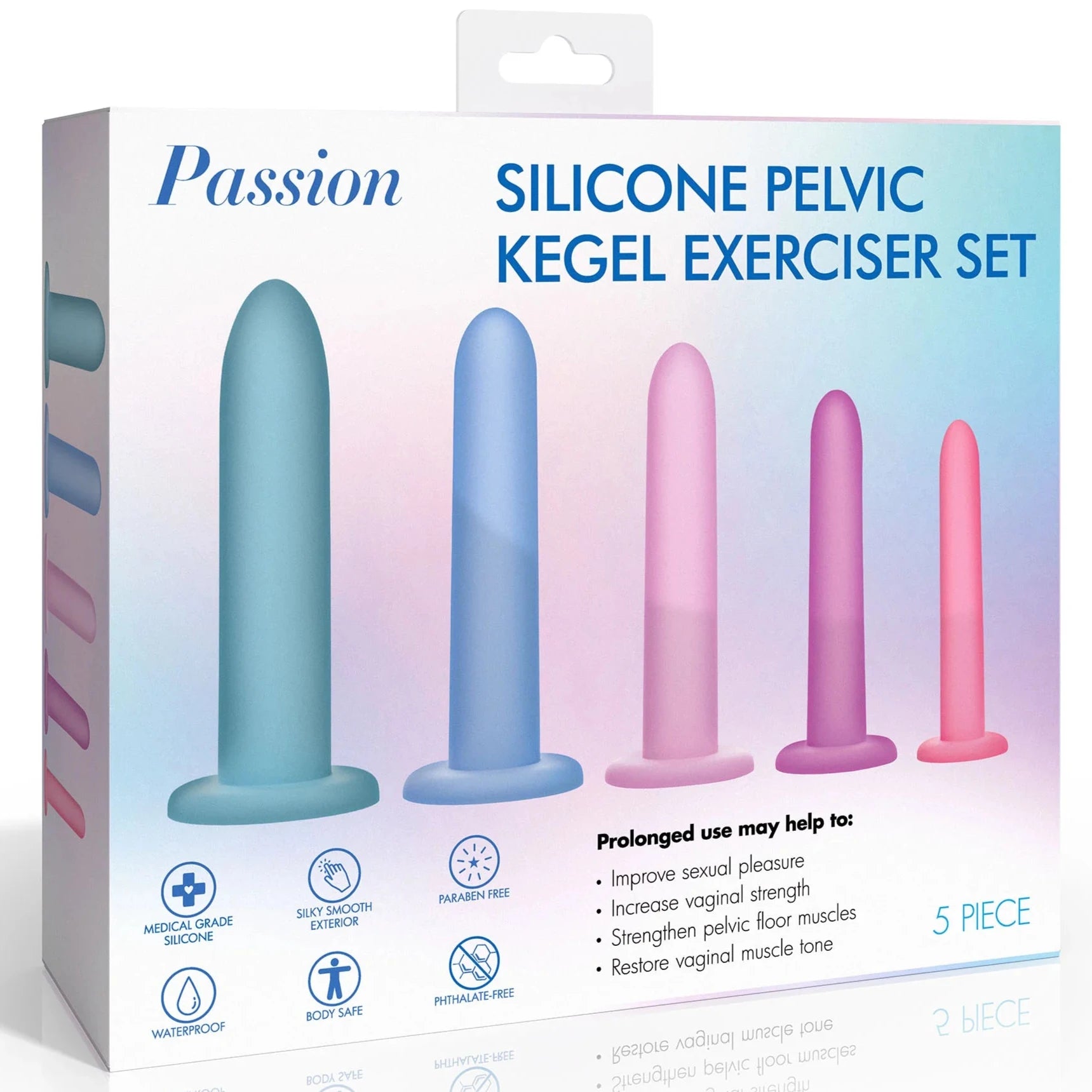 Silicone Pelvic Kegel Exerciser Set