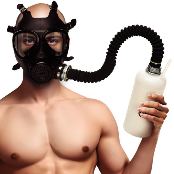 Inhaler Gas Mask with Bottle