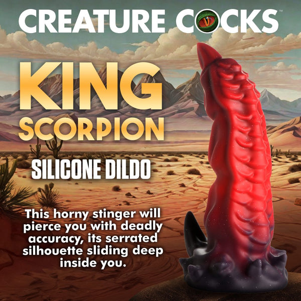 Creature Cocks King Scorpion Silicone Dildo - Extreme Toyz Singapore - https://extremetoyz.com.sg - Sex Toys and Lingerie Online Store - Bondage Gear / Vibrators / Electrosex Toys / Wireless Remote Control Vibes / Sexy Lingerie and Role Play / BDSM / Dungeon Furnitures / Dildos and Strap Ons &nbsp;/ Anal and Prostate Massagers / Anal Douche and Cleaning Aide / Delay Sprays and Gels / Lubricants and more...