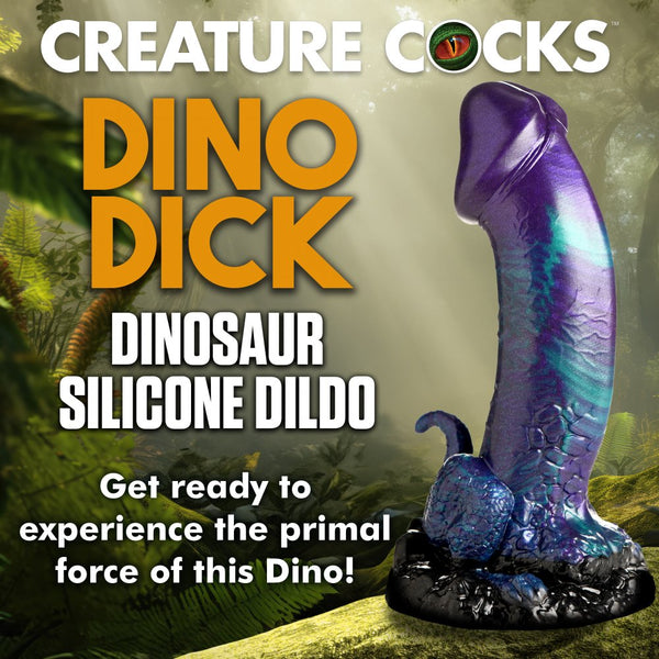 Creature Cocks Dino-Dick Silicone Dildo - Large - Extreme Toyz Singapore - https://extremetoyz.com.sg - Sex Toys and Lingerie Online Store - Bondage Gear / Vibrators / Electrosex Toys / Wireless Remote Control Vibes / Sexy Lingerie and Role Play / BDSM / Dungeon Furnitures / Dildos and Strap Ons  / Anal and Prostate Massagers / Anal Douche and Cleaning Aide / Delay Sprays and Gels / Lubricants and more...